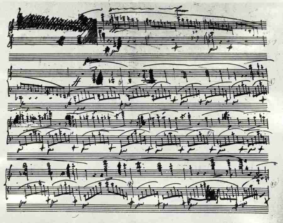 Chopin Ballade N. 1 Op. 23 Autograph Manuscript - Pag.10