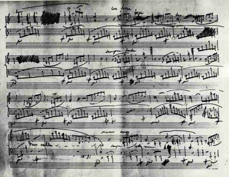 Chopin Ballade N. 1 Op. 23 Autograph Manuscript - Pag.11