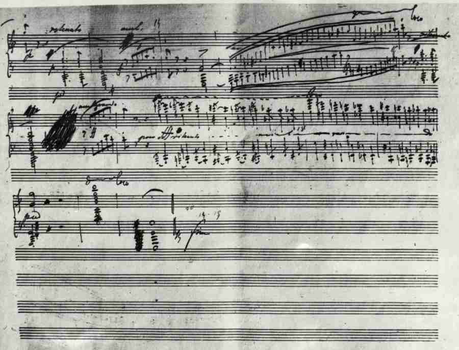 Chopin Ballade N. 1 Op. 23 Autograph Manuscript - Pag.15