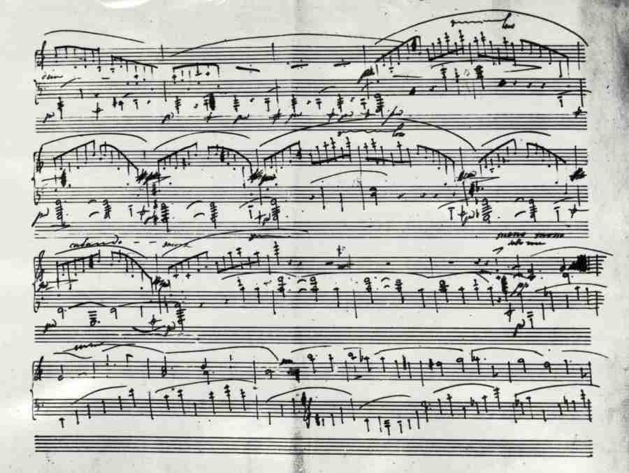 Chopin Ballade N. 1 Op. 23 Autograph Manuscript - Pag.4