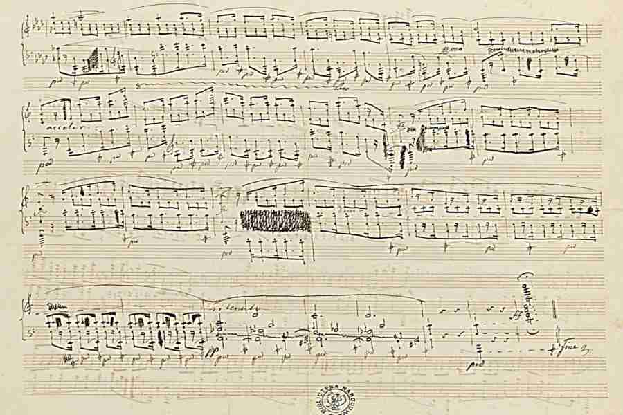 Chopin Polonaise-Fantaisie Op. 61 Autograph Manuscript Pag.8