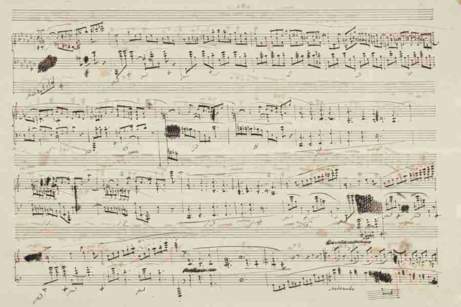 Chopin Impromptu N. 3 Op. 51 Autograph Manuscript Pag. 2