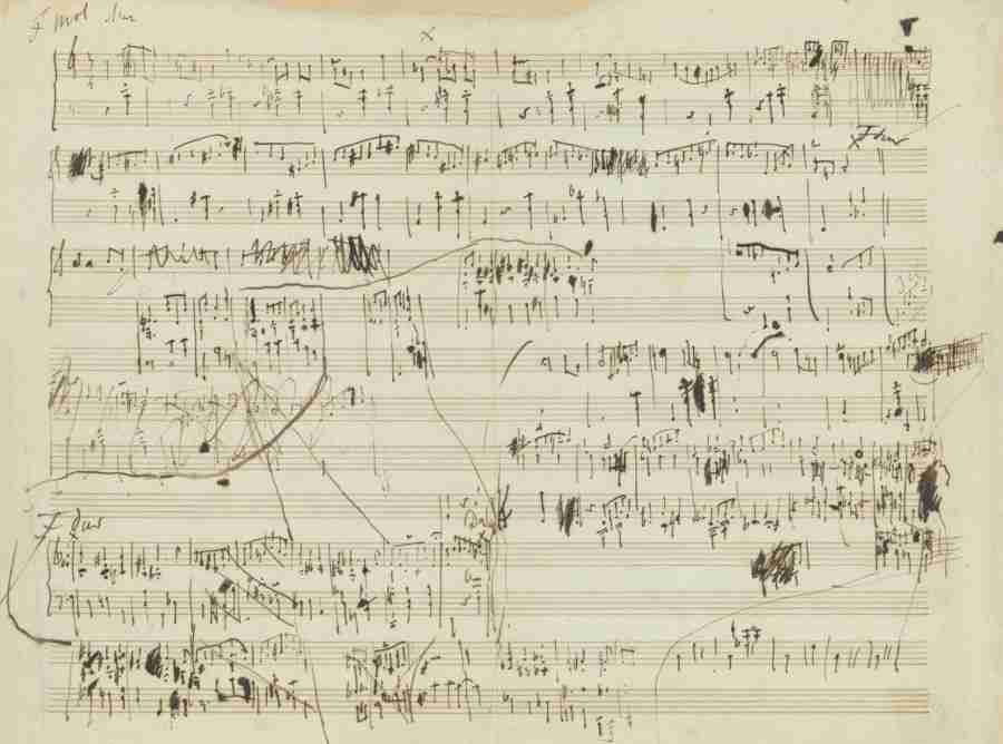 Chopin Mazurka Op. 68 N. 4 Autograph Manuscript