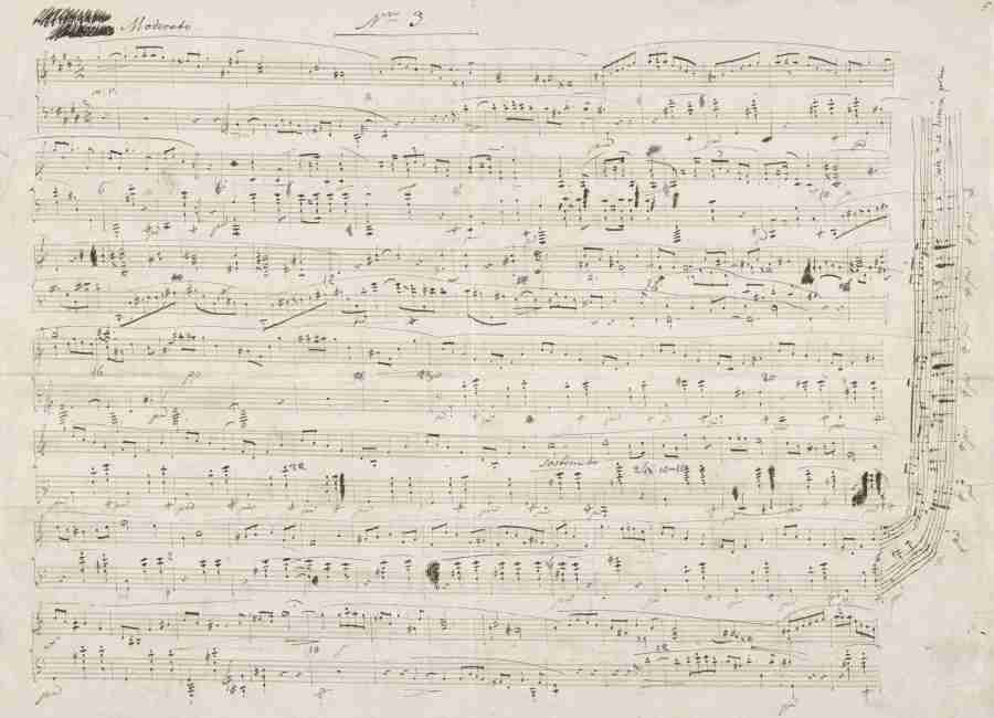 Chopin Mazurkas Op. 50 Autograph Manuscript Pag. 5