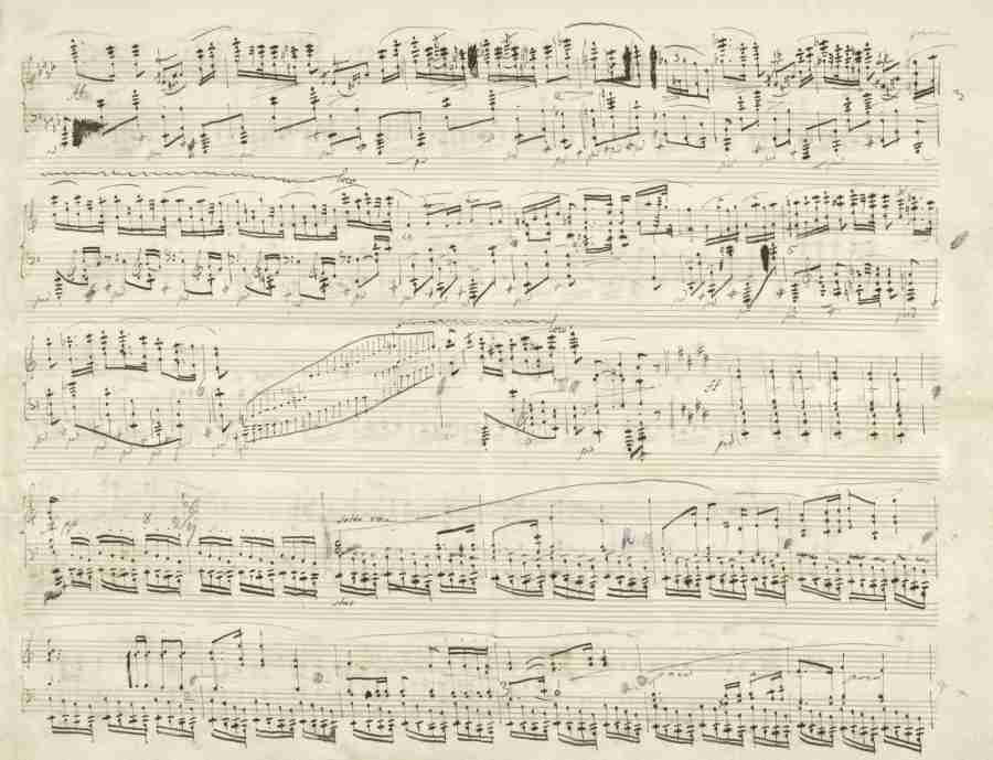 Chopin Polonaise Op. 53 Autograph Manuscript Pag. 3