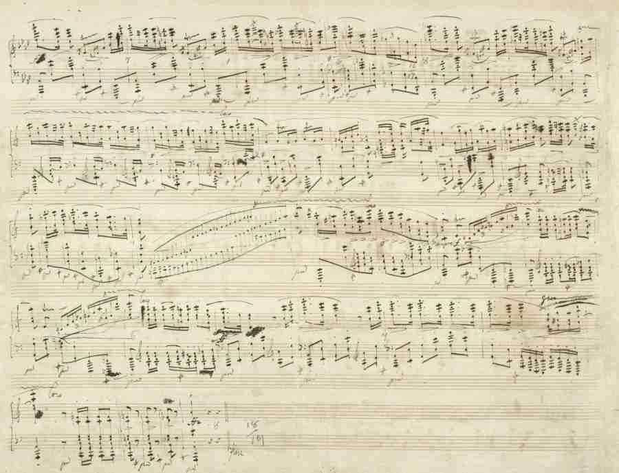 Chopin Polonaise Op. 53 Autograph Manuscript Pag. 6