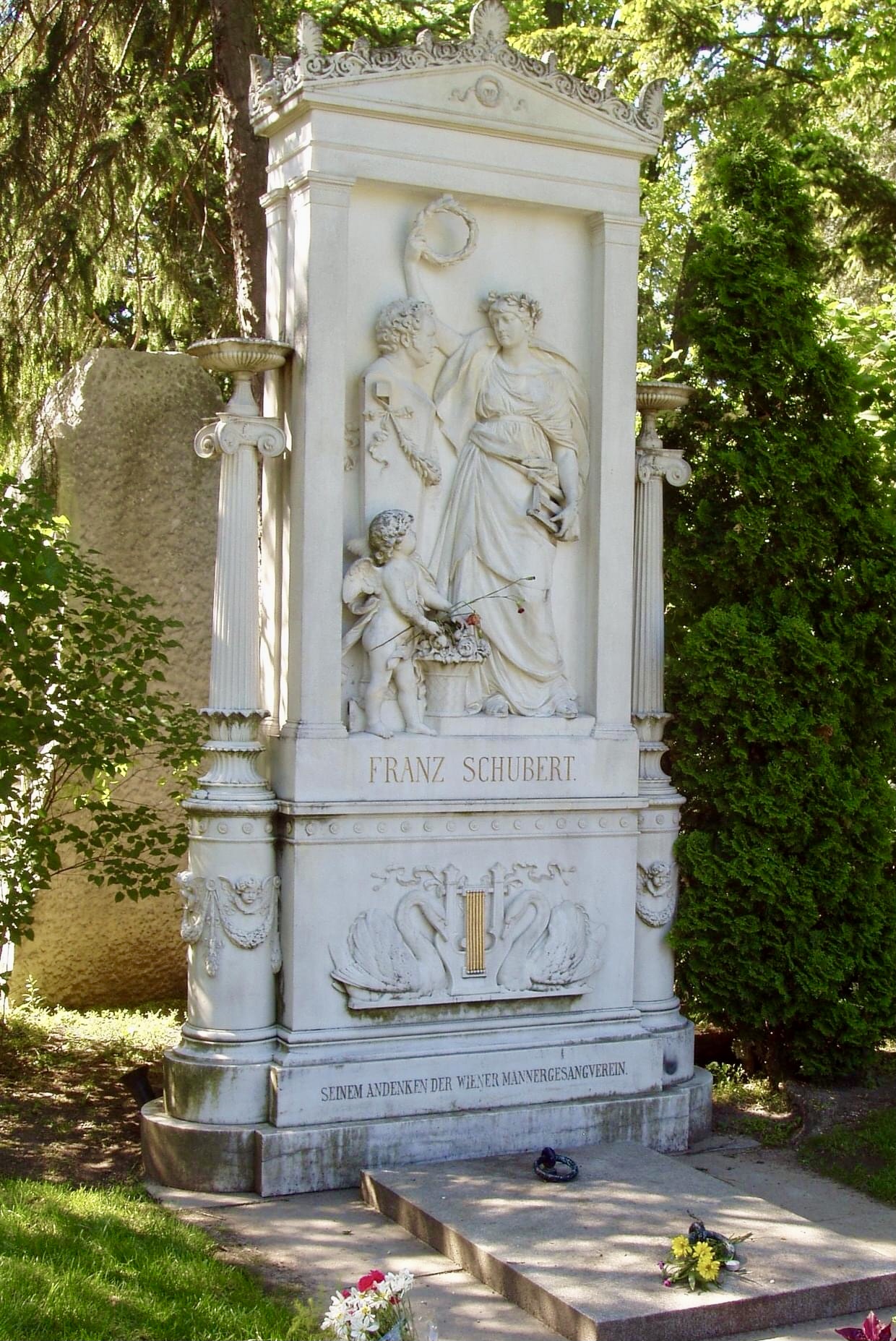 Schubert's grave